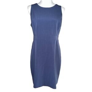 J. Crew Mercantile Blue Sleeveless Dress 8 Petite